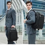 Bolsa De Negocios Multifuncional Impermeable Con Cerradura Antirrobo Transpirable Mochila Con Carga USB Gran Capacidad Para Viajes - details 16