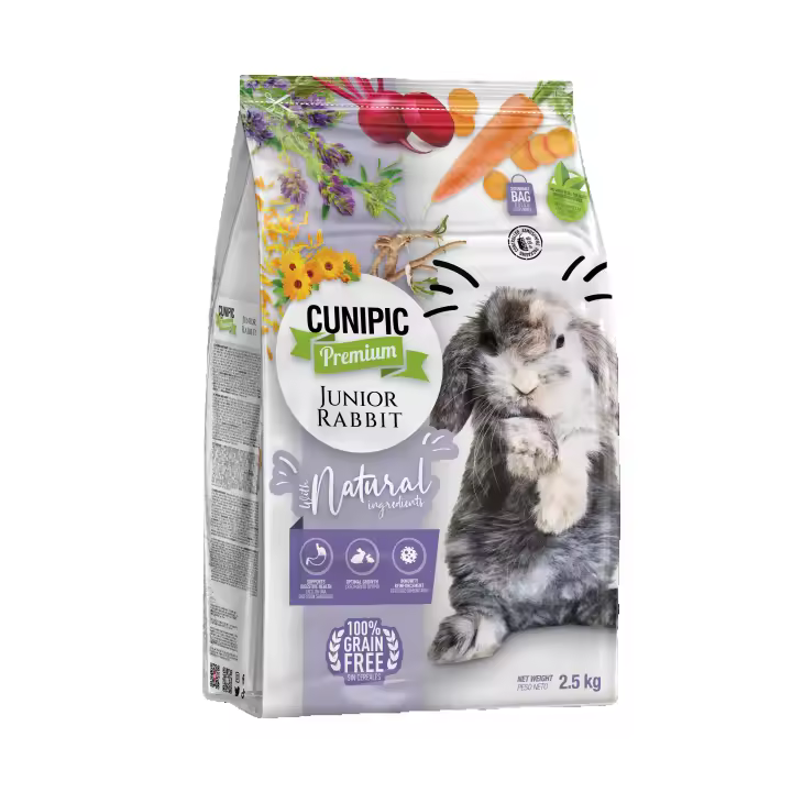 CUNIPIC Alimento Premium para Conejos Baby | Pienso para Conejos Junior Baby | Completo y Equilibrado, Minerales, Vitaminas y Omega 3 - 1
