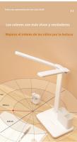 Lámpara De Mesa LED Recargable USB Con Iluminación Blanca Para Lectura Y Decoración Del Dormitorio Control De Brillo Sin Fin - details 6