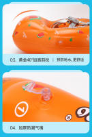 Anillo de natación para niños Swimbobo, diseño de fruta naranja, bolsa de red transpirable, anillo para axila para bebés de 0 a 3 meses - details 16