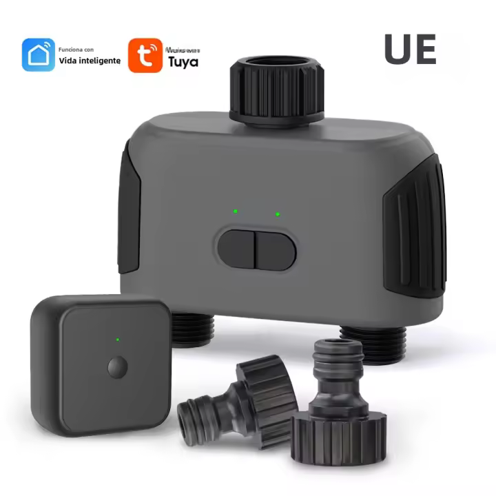 Controlador De Riego Automático Para Jardín Con WiFi Y Bluetooth Compatible Timer Timed Con Gateway Accesorios 3/4" - 1