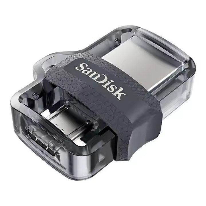 Sandisk Ultra Dual Drive M3.0 64GB - Conector Micro-usb y USB 3.0 - Memoria USB Dual para Android y Pc/mac - 1