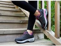 Zapatos Deportivos Para Mujer Plataforma Impermeables Zapatillas De Moda Para Exterior Senderismo Antideslizantes Casual Bajo Top Zapatos De Correr - details 17