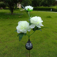 Lámpara De Decoración Solar LED Peonia Impermeable Para Exterior Jardín Patio Escenario De Fiesta Luz De Jardín De Hierba Trasera - details 15
