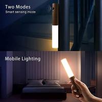 Luz Nocturna Sensor De Movimiento LED Recargable Magnética Para Pared Adecuada Para Pasillos Dormitorios Escaleras Baños - details 5