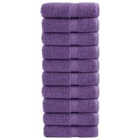 vidaXL Toallas 10 uds 100% algodón 30x30 cm 600 gsm toallita paño Color Marrón,  Morado,  orange y mas - details 1