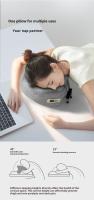 Almohada De Memoria Para El Cuello En Forma De U Almohada Suave De Viaje Con Masaje Para El Cuello Almohada De Cervical Para El Sueño En Avión Cuidado De La Salud De La Cama - details 4