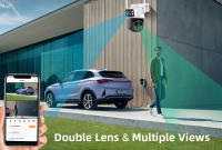 Cámara De Seguridad IP Hiseeu Wifi Con Lente Dual 4X Zoom Digital AI Detecta Humanos ONVIF Pantalla Completa 4K 8MP Exterior PTZ - details 7