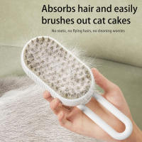 Cepillo De Peluquería Para Perros Y Gatos Eléctrico Con Humo 3 En 1 Cepillo De Masaje Para Animales Elimina Enredos Y Pelo Muerto - details 8