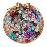 50/100pcs 8mm Cuentas De Vidrio Que Rompe Para Hacer Joyas Accesorios Para Pulseras Collares Y Pendientes Hechos a Mano - details 3