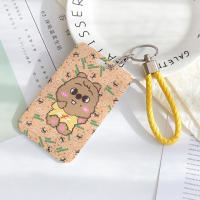 STRAYKIDS Lindo lavero con portataryetas deslizante con diseño de dibujos animados SKZOO, with Tapa protectora Integrada para tarjetas de identificación y autobús - details 7