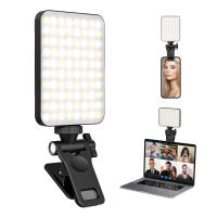 Lámpara De Auto Fotografía LED Portátil Con Clip Frontal Y Trasero Luz De Rellenado Para IPad Móvil Y Laptop 3 Modos De Luz Ajustables - details 0