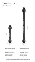 Adaptador De Tanque De Gas Aluminio Campingmoon BKZ26 Extension Rod De Aluminio Portátil Para Linterna Tamaño 9.05 Pulgadas - details 1