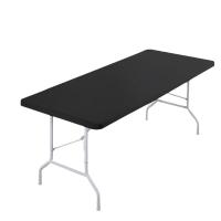 Mantel Rectangular Lavable Para Fiestas Al Aire Libre Y Camping Tamaño 4ft/6ft Elástico Y Ajustable Fabricado En Poliéster/Celulosa - details 11