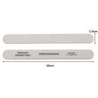 10pcs Archos De Uñas De Madera Para Manicura Y Pedicura 100/180 Arco Iris Espesor Profesional Para Polímero UV Gel Negro - details 8