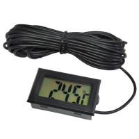 TPM-10 Gáuge Digital De Temperatura Con Pantalla LCD Sensor De Temperatura Impermeable Probar Termómetro Detector De Humedad 1M 2M - details 6