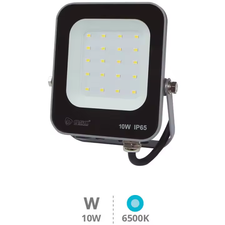 Foco Led 10w 6500k 1000lm Ip65 Tandur 202600095 - 1