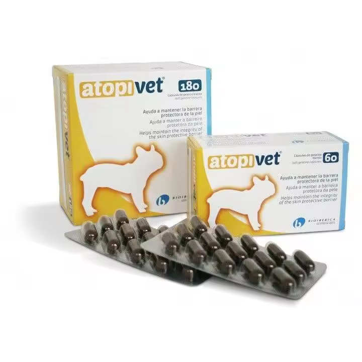 ATOPIVET ALIMENTO COMPLEMENTARIO PARA PERROS GATOS 60 COMP - 1