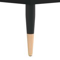 vidaXL Aparador alto madera contrachapada negro 69,5x34x180 cm - details 6