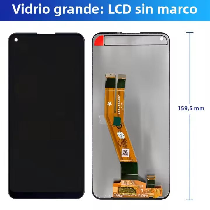 Pantalla LCD De 6.4'' Para Samsung M11 Con Marco Pantalla De Toque Capaz Resolución 1520X720 Material IPS Pieza Individual - 1