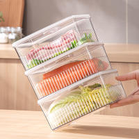 Organizador De Nevera Transparente Contenedores De Almacenamiento Para Alimentos Cestas De Frutas Y Verduras Organizador De Cocina - details 2