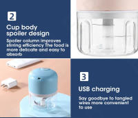 Mini Trituradora De Alimentos Eléctrica Multifuncional Cargador USB Molinillo De Ajo Trituradora De Hielo Y Verduras Regalo De Cocina - details 32