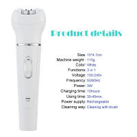 Nueva Máquina Exfoliante Facial Eléctrica 5 En 1 Para El Hogar Limpieza Y Epilación Facial Dispositivo De Masaje Para Mujeres Seca Con Batería IPX-6 - details 3