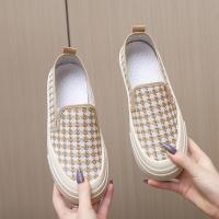 Zapatos Casuales Para Mujer De Primavera Y Otoño Moda Coreana Zapatos De Lona Cómodos Para Estudiantes Con Punta Redonda Y Antideslizante - details 6