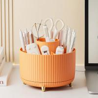 Organizador De Maquillaje Giratorio De 360 Grados Portátil Soporte Para Pinceles Y Cosméticos Caja De Almacenamiento Para Labiales Y Delineadores - details 7