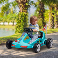AIYAPLAY Kart Eléctrico para Niños de +3 Años Kart Eléctrico 6 V con Música Luz Bocina Cinturón de Seguridad Go Kart Carga 50 kg - details 1