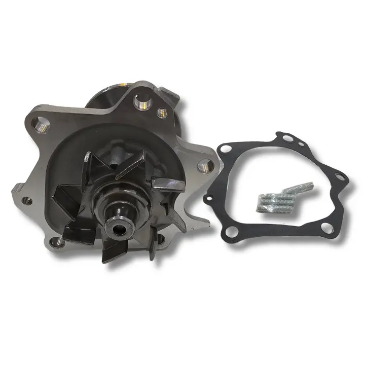 Bomba de agua 8 aspas compatible con Nissan Patrol RD28 RD28T RD28TI mdoelo 260 Y60 Y61 con junta y esparragos, nueva - 1