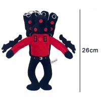 Muñeco De Peluche Skibidi Toilet Clockman Titan TV Man Speakerman Juguete De Horror Para Niños Regalos De Cumpleaños Y Navidad Material De Algodón PP Relleno - details 100