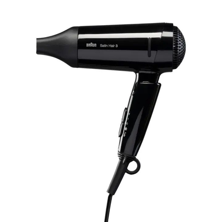 Secador Braun BRHD350E 1600W 3 temperaturas plegable negro - 1