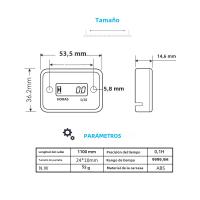 Timer De Motor De Gasolina Universal IP68 Horómetro De Motor Para Moto ATV Barco Medidor De Tiempo De Funcionamiento Inducción - details 6