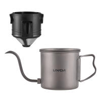 Cafetera De Titanio Para Camping Y Viajes 650ml/550ml/400ml Kettle De Pueyo Para Café Té Agua Con Estilo De Pato Adecuada Para 2 Usuarias - details 15