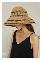 Sombrero De Paja Vintage Con Alas Anchas Para Mujer Sombrero De Sol Plegable Protección UV Para Playa Y Viajes Exterior Primavera Verano - details 10