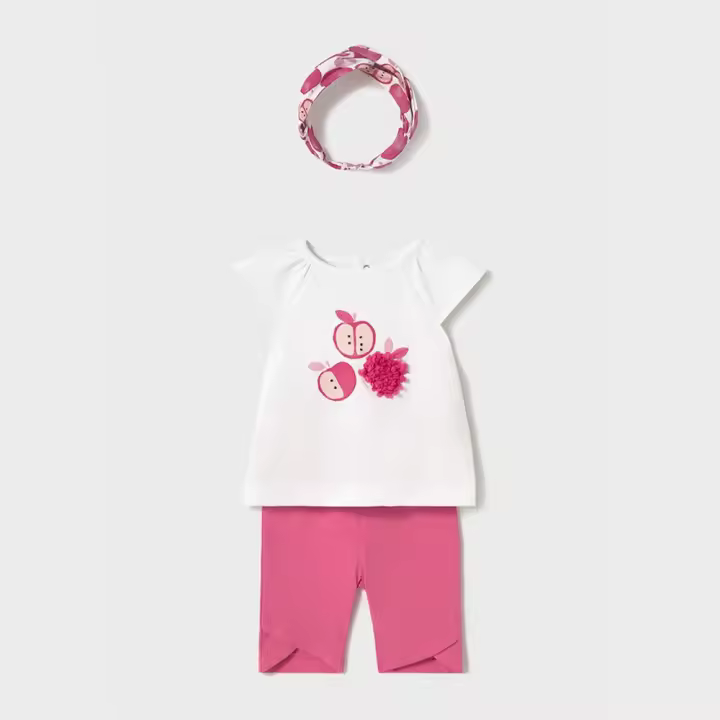 Conjunto leggings capri y diadema Mayoral M1763-88 mayoral Ropa Bebé Niña Conjuntos Pantalón Primavera-Verano 2025 - 1