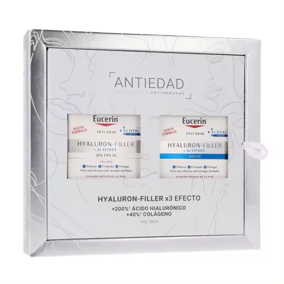 Eucerin Cofre Hyaluron Filler 3x Effect Día 50ml + Noche 50ml - 1