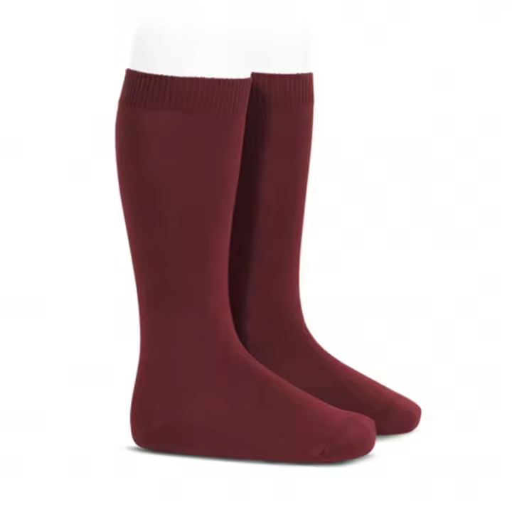 Calcetines Altos Basicos Condor Punto Liso Unisex. - 1