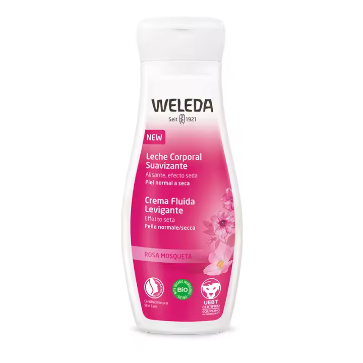 Weleda LECHE CORPORAL ROSA MOSQUETA SUAVIZANTE  200 ML - 1