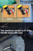 Kit De Destornillador De Ángulo Recargable LYUWO 90 Grados Herramienta De Reparación De Coche Y Escenario Herramienta Para Quitar Tornillos Y Tuercas - details 10