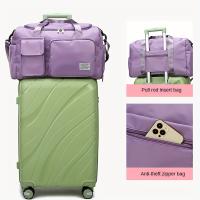 Bolsa de viaje de corta distancia de gran capacidad para mujer, con separación de ropa seca y húmeda. - details 1