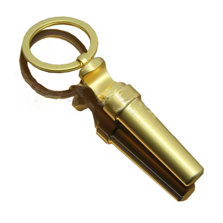 Abridor de botellas portátil para exteriores, mini, multifuncional, de aleación de zinc, tres en uno, llavero abridor de vino - 1