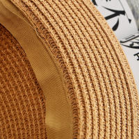Sombrero De Paja Con Lazo COKK Panama Para Mujer Casual Verano Protección Solar Banda Ancha Sombreros De Playa Unisex - details 14