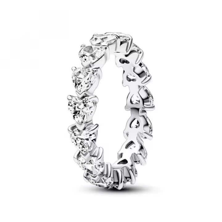 Anillo Pandora Timeless 193103C01-52 corazones - 1