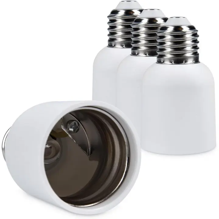 Convertidor de 4x E27 a casquillo - Adaptador de portalámparas con base E40 para bombilla halógena L - 1