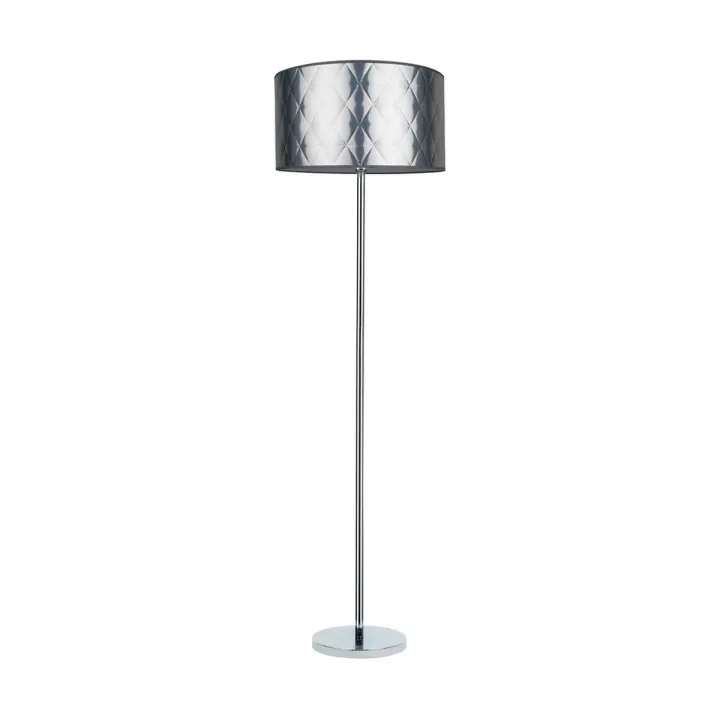 Lámpara de Pie Schelda, Metal, Plata, 50x50x166 cm - 1