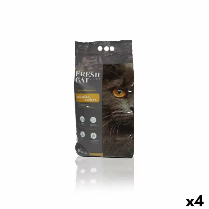 Arena para Gatos Gloria Premium Carbón activo 5 kg 4 Unidades - 1