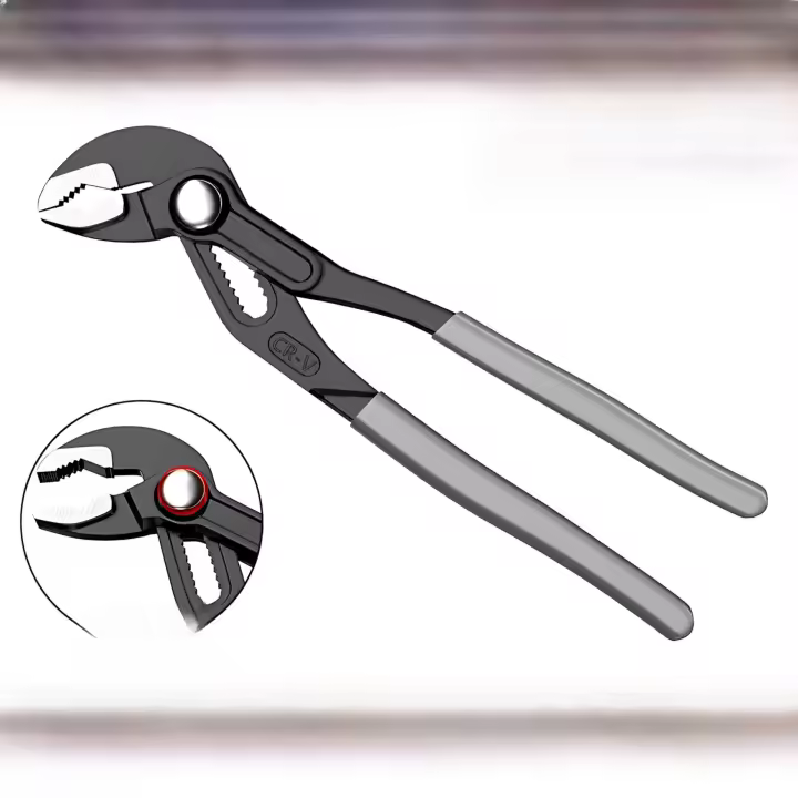 Aguja De Agua Con Solapa Rápida Pinzas De Ajuste Multi Funcional Para Baño Y Cocina Herramienta Fácil De Usar Para Reparación De Plomería - 1
