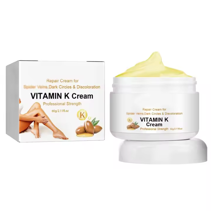 Crema de vitamina K de eficacia profesional para ojeras, 2 piezas, 2.11 fl oz - 1